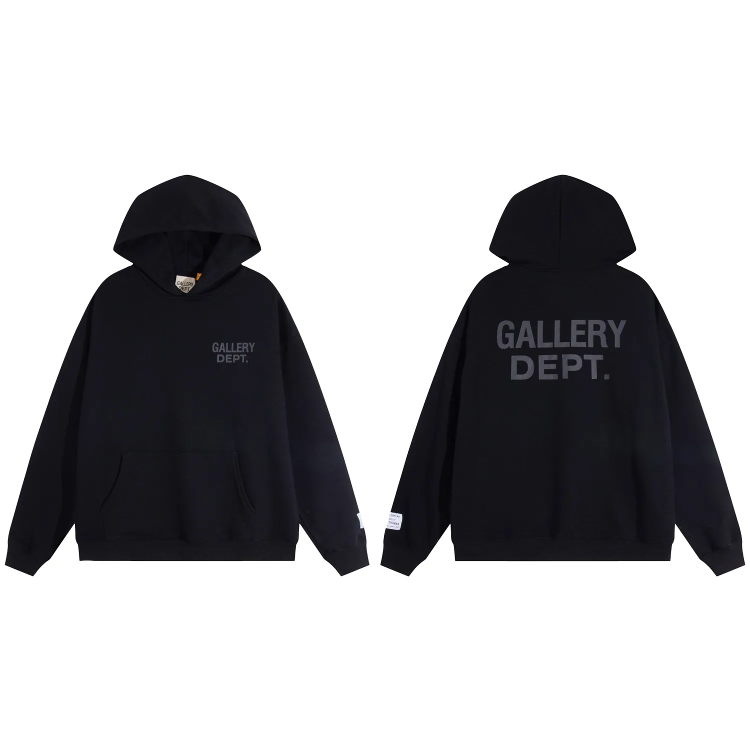 801#Gallery Dept new color matching classic letter slogan logo printed casual all-match hoodie hooded sweatshirt black printed khaki orange royal blue light blue yellow black printed black S~XL p180